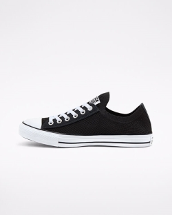 Converse Twisted Prep Knit Chuck Taylor All Star Férfi Rövidszárú Fekete/Fehér | SPOITAK-HU